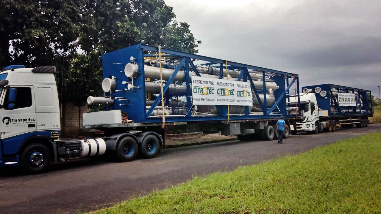 Citrotec - Novo Evaporador ENET<sup>®</sup> é entregue em Aracati/CE